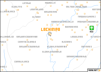 map of La Chiripa