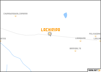 map of La Chiripa