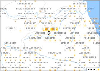 map of La Chiva