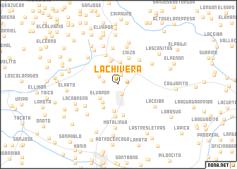 map of La Chivera