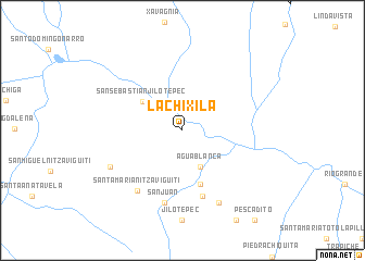 map of Lachixila