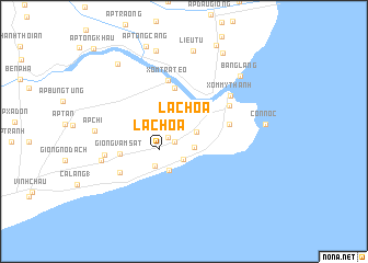map of Lạc Hòa