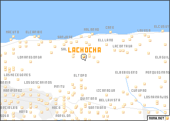 map of La Chocha