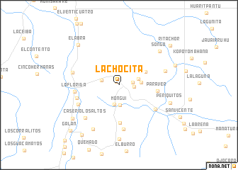 map of La Chocita