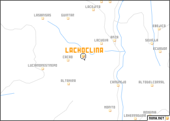 map of La Choclina