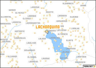 map of La Chorquino