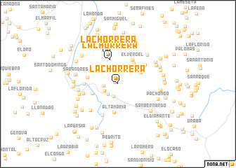 map of La Chorrera