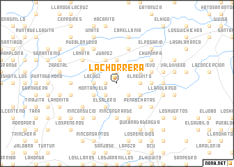 map of La Chorrera