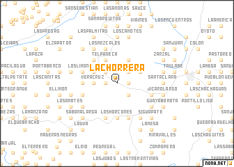 map of La Chorrera