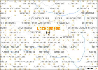 map of La Chorrera