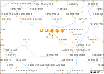 map of La Chorrera