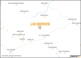 map of La Chorrera