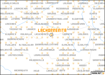 map of La Chorrerita