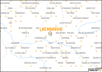 map of Lachowskie