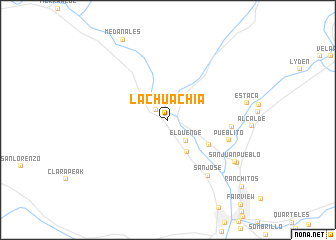 map of La Chuachia