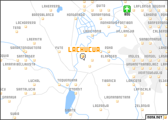 map of La Chucua