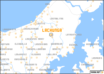 map of La Chunga