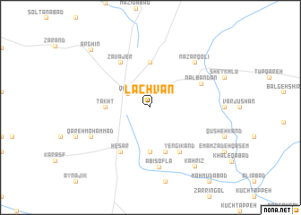 map of Lāchvān