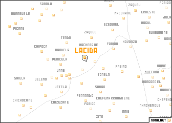 map of Lacida