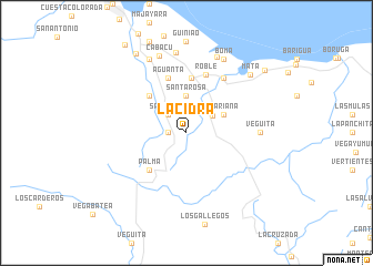 map of La Cidra