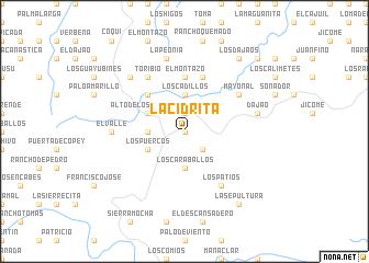 map of La Cidrita