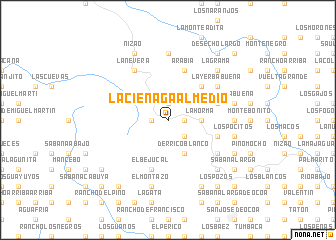 map of La Ciénaga al Medio