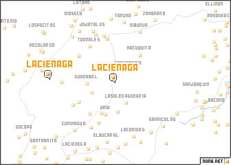 map of La Ciénaga