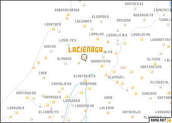 map of La Ciénaga