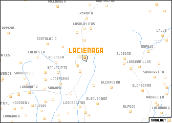 map of La Ciénaga