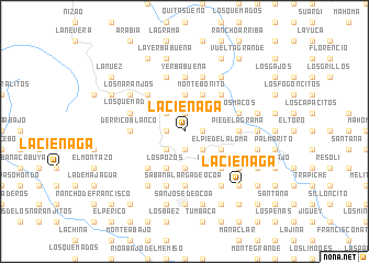 map of La Ciénaga