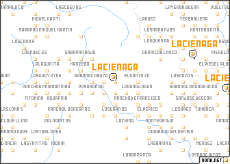 map of La Ciénaga