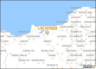 map of La Ciénaga