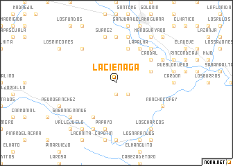 map of La Ciénaga