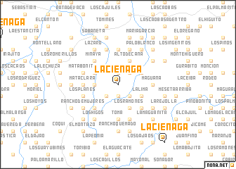 map of La Ciénaga