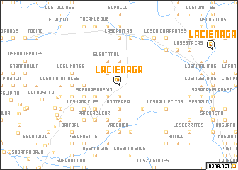 map of La Ciénaga