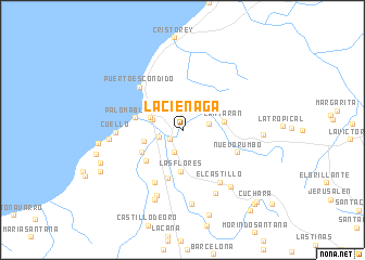 map of La Ciénaga