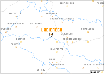 map of La Ciénega