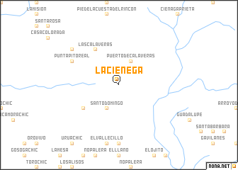map of La Ciénega