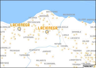 map of La Ciénega