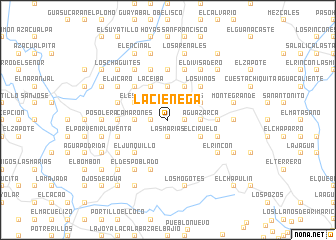 map of La Ciénega