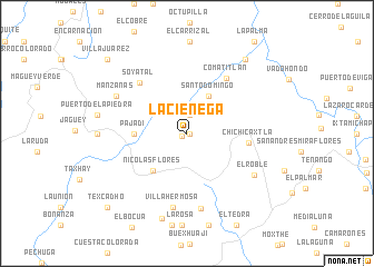 map of La Ciénega