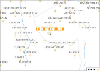 map of La Cieneguilla