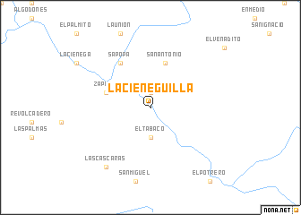 map of La Cieneguilla
