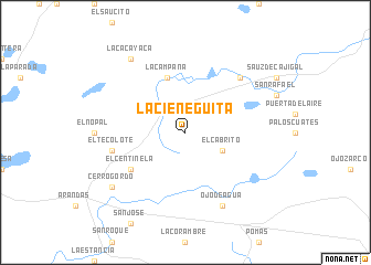 map of La Cieneguita