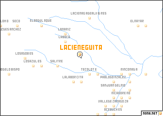 map of La Cieneguita