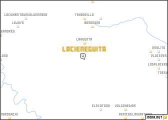 map of La Cieneguita