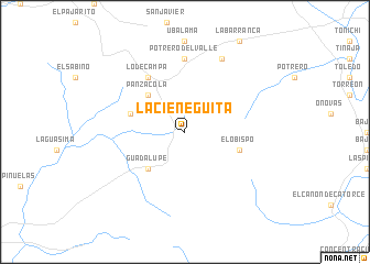 map of La Cieneguita