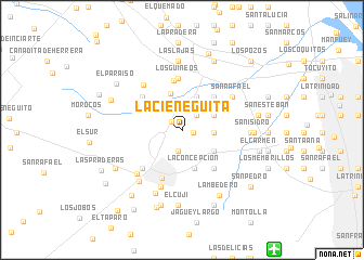 map of La Cieneguita