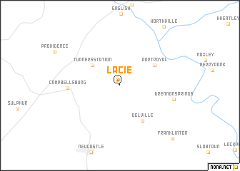 map of Lacie