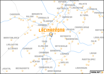 map of La Cimarrona